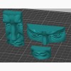 3D модели отдельно губ, носа, глаз статуи Давида от Микеланджело - Stav3DPrint