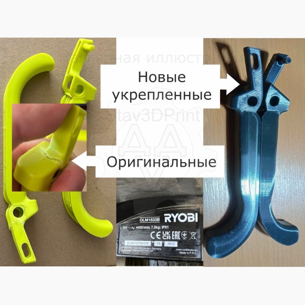 Рычаги управления для газонокосилок Ryobi