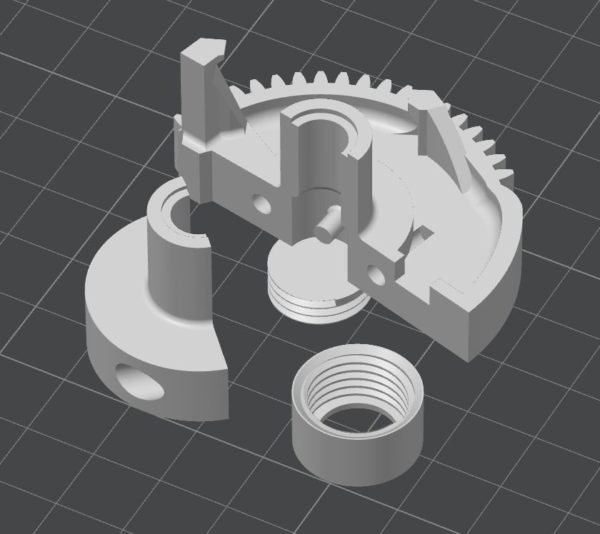 Шестерни дроссельной заслонки 21127-1148010 нa Ladа Granta и др. АвтоВАЗ - Stav3DPrint