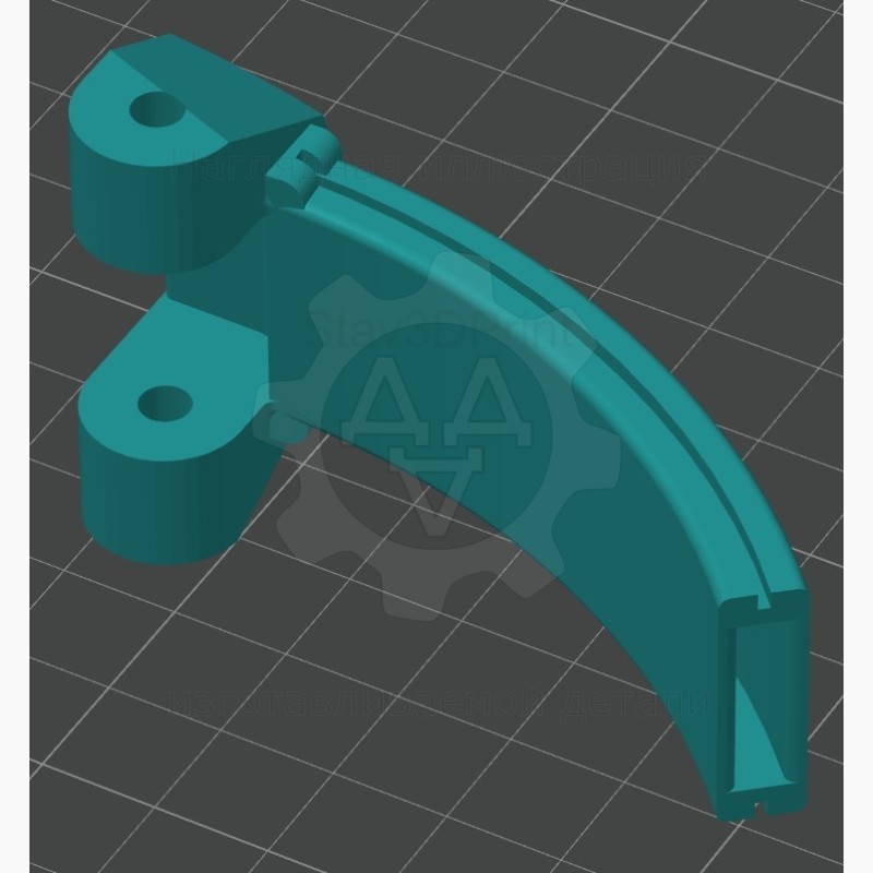 Шарнирная деталь для наушников Shure SRH840 - Stav3DPrint