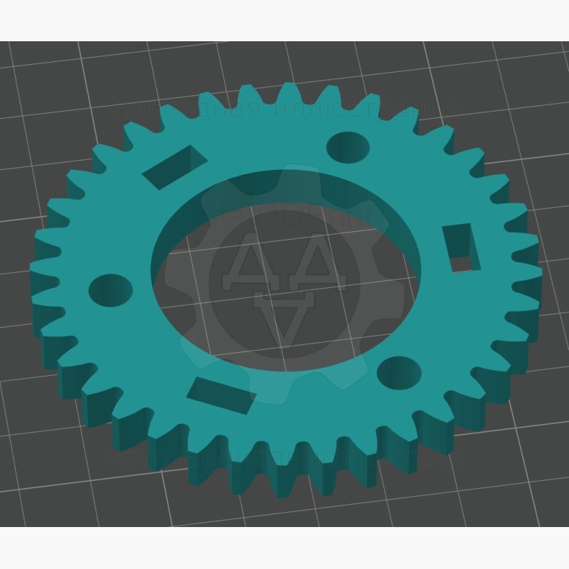 Шестерня для привода колеса газонокосилки Husqvarna HU625AWD - Stav3DPrint