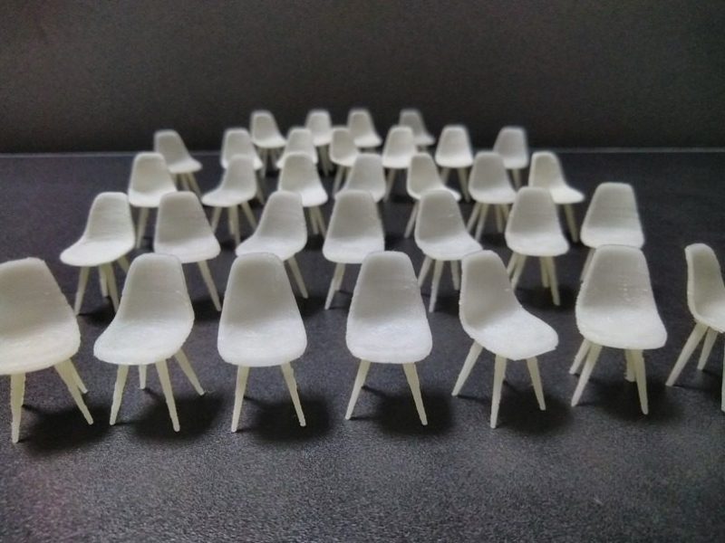 Пачка миниатюрных стульев - Stav3DPrint