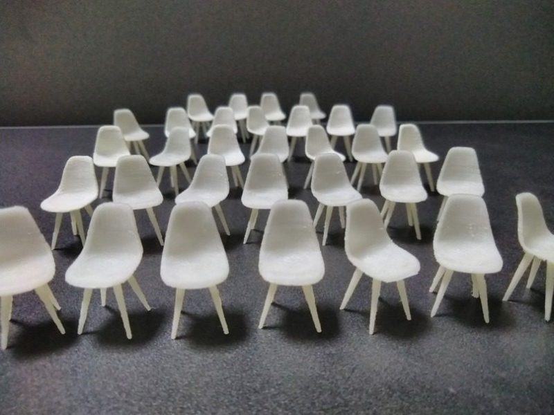 Пачка миниатюрных стульев - Stav3DPrint