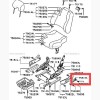 Регулятор сиденья Mitsubishi Delica L400  L400  Space (OEM: MR728482  75617L) - Stav3DPrint