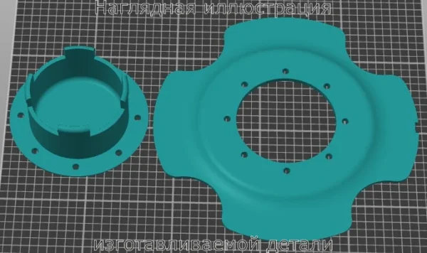 Изображение - Колпак штатного литого диска Лада Гранта - Stav3DPrint