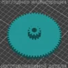 Изображение - Шестерня лотка Xerox WCP5632/5638/5645/5653/5655/232/238/245, большая - Stav3DPrint